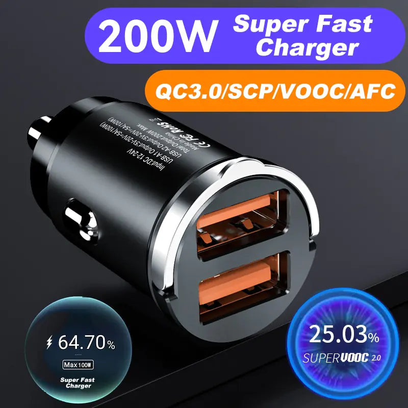 Mini Car Charger Lighter Fast Charging