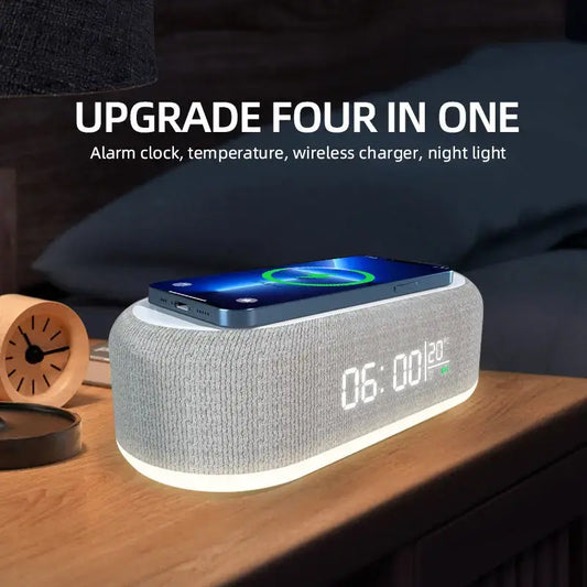 Wireless Alarm Clock Time With LED