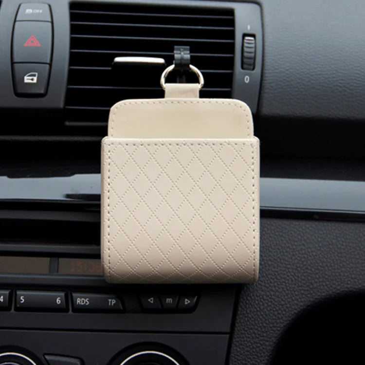 Car Storage Bag Air Vent Dashboard Organizer