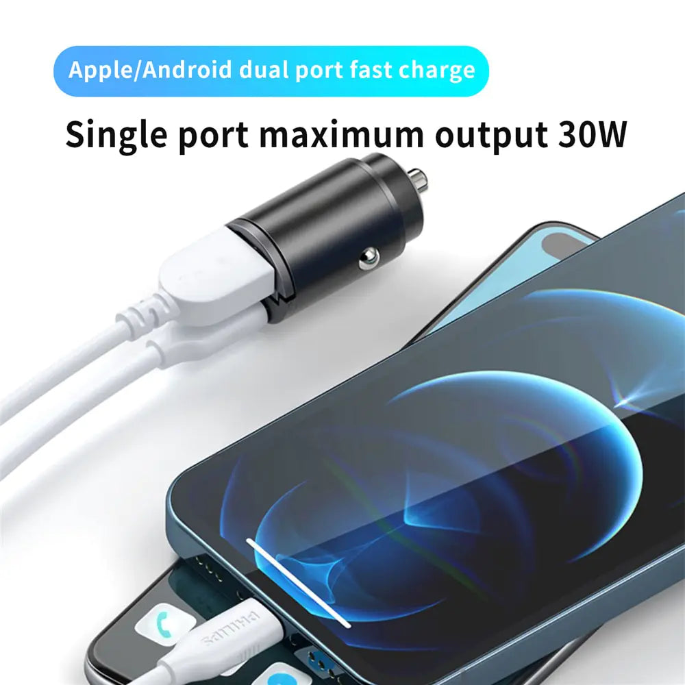 Mini Car Charger Lighter Fast Charging